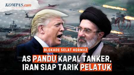 Cara AS Pandu Kapal Lewati Selat Hormuz, Iran Pasang "Kuda-kuda" Lawan 15.000 Tentara
