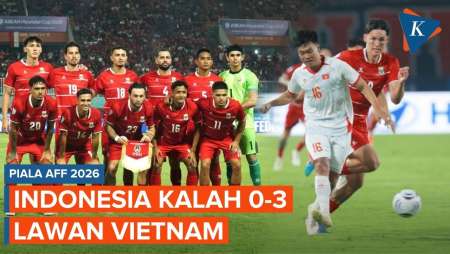 Hasil Indonesia Vs Vietnam 0-3, Skuad Garuda “Babak Belur” di Stadion Pakansari