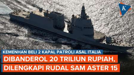 Kemenhan Beli 2 Kapal Patroli dari Italia Seharga Rp 20,3…