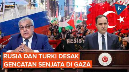 Rusia dan Turki Desak Gencatan Senjata Segera di Gaza