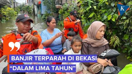 Banjir Terparah Rendam Pondok Hijau Permai, Rawalumbu Bekasi