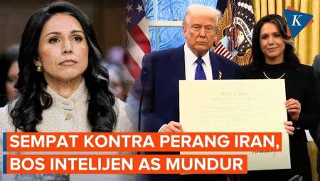 Bos Intelijen AS Mundur, Sempat Menentang Trump Soal Perang Iran