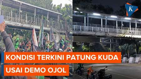 Demo Ojol Tuntut soal Tarif, Sempat Terjadi Kericuhan