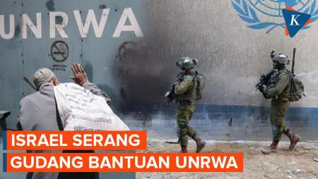 Israel Serang Gudang Bantuan UNRWA di Rafah