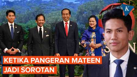 Pesona Pangeran Mateen Saat Dampingi Ayahnya Temui Presiden Jokowi