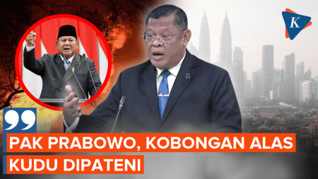 Momen Anggota Parlemen Malaysia Pakai Bahasa Jawa Desak Prabowo Atasi Karhutla