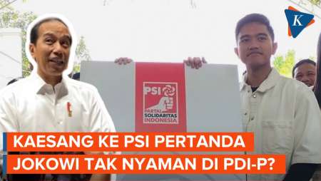 Gabungnya Kaesang ke PSI Dinilai Jadi Sinyal Jokowi Tak Nyaman Lagi di PDI-P