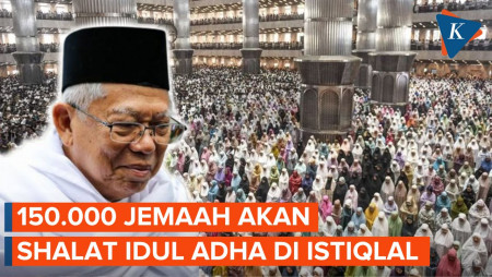 Wapres Ma'ruf Amin Bakal Shalat Idul Adha di Masjid Istiqlal