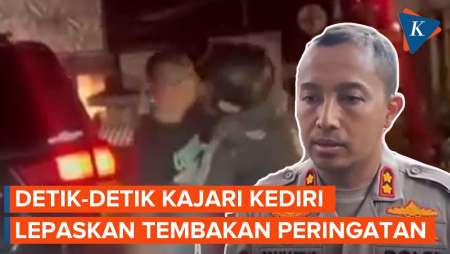 Momen Kajari Kediri Lepaskan Tembakan Peringatan Usai Mobilnya Diadang Dua Pemotor