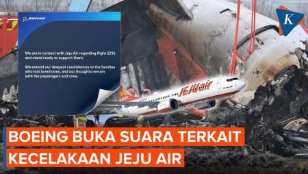 Pernyataan Boeing Usai Pesawat Jeju Air 2216 Jatuh di Bandara Muan Korsel