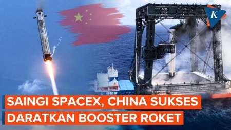 Susul SpaceX, Roket China Berhasil Mendarat Perdana Di Platform Laut