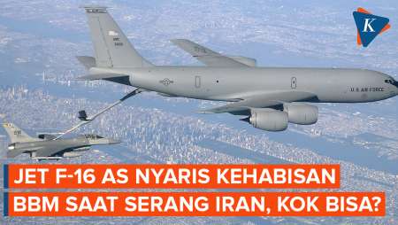 Jet Tempur F-16 AS Nyaris Kehabisan BBM Saat Serang Iran, Kok Bisa?
