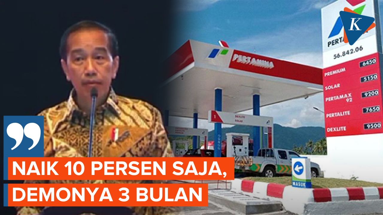 Saat Jokowi Singgung soal Harga Bensin Naik