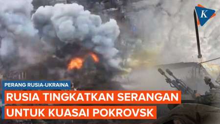 Rusia Kembali Serang Pasukan Ukraina Demi Rebut Pokrovsk