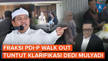 Momen Fraksi PDI-P Walk Out Saat Rapat DPRD Jabar, Tuntut Klarifikasi Dedi Mulyadi