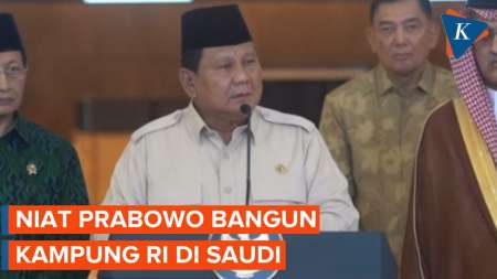 Prabowo Ungkap Niat Bangun Kampung Indonesia di Tanah Suci
