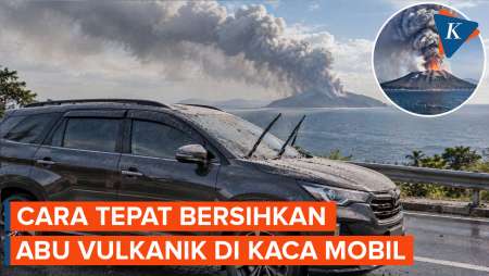 Cara Tepat Bersihkan Abu Vulkanik Di Kaca Mobil, Jangan Pakai Wiper
