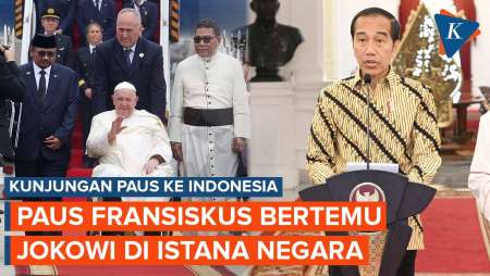 Paus Fransiskus Bertemu Jokowi Hari Ini, Disambut Upacara Kenegaraan