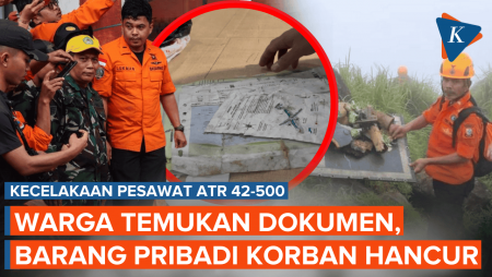 Pencarian Pesawat ATR 42-500, Warga Temukan Dokumen Dan Barang-barang Korban