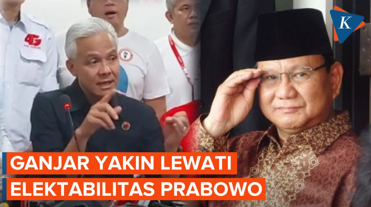 Ganjar Optimistis Elektabilitasnya Akan Naik Usai Disalip Prabowo