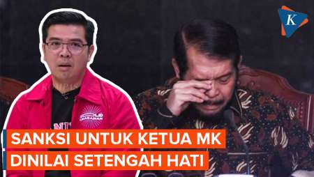 Jubir TPN Ganjar-Mahfud Sebut Sanksi Anwar Usman Setengah Hati