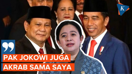 Tanggapi Kedekatan Jokowi-Prabowo, Puan: Pak Jokowi Juga Dekat Sama Saya