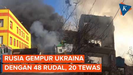 Rusia Bombardir Ternopil Ukraina Dengan 48 Rudal, 20 Orang Tewas