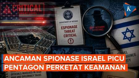 Pentagon Waspadai Spionase Israel, Status Ancaman Kini Kritis