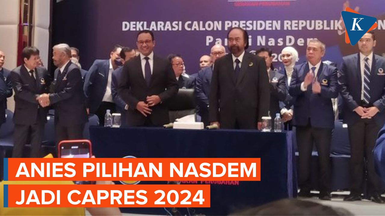 [FULL] Pernyataan Anies Baswedan Usai Diusung Nasdem Jadi Capres 2024