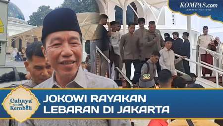 Bukan Di Solo, Jokowi Rayakan Lebaran Di Jakarta