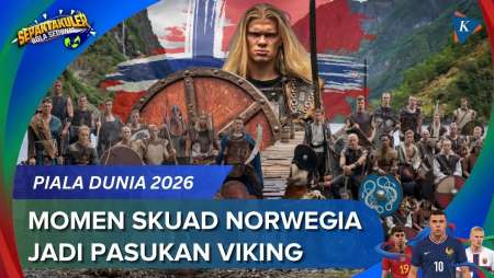 Aksi Haaland dan Skuad Norwegia Jadi Pasukan Viking Jelang Piala Dunia 2026