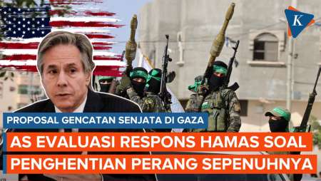 AS Evaluasi Respons Hamas yang Minta Penghentian Perang Sepenuhnya
