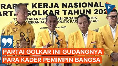 [FULL] Konferensi Pers Ketua Umum Golkar Bahlil Lahadalia dalam Rakernas