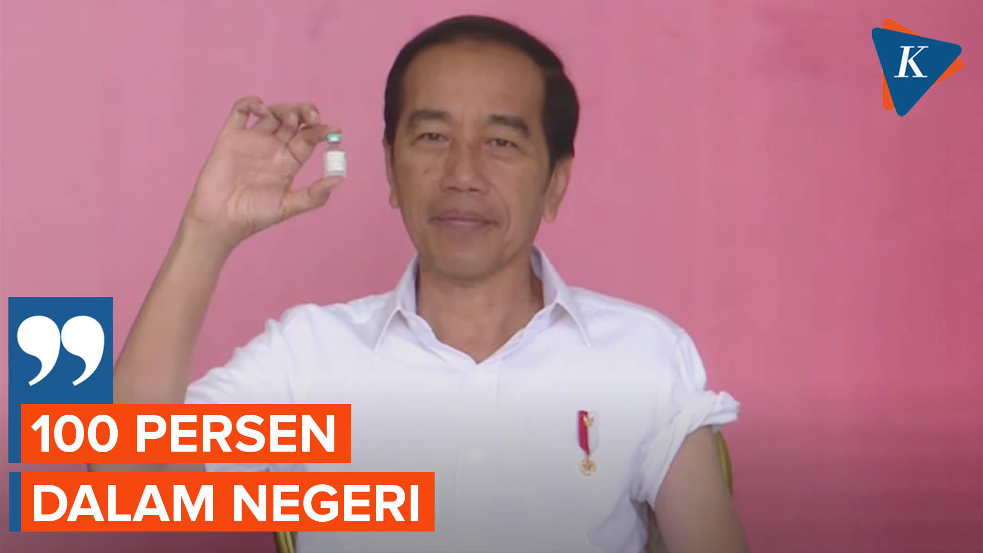 Jokowi Terima Booster Kedua dengan Vaksin Indovac Produksi Dalam Negeri