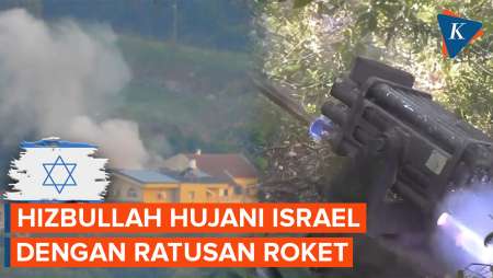 Hizbullah Hujani Israel dengan Ratusan Roket