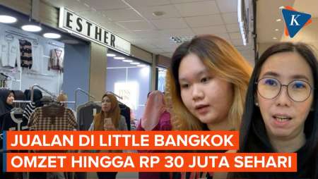 Segini Cuannya Pedagang di Little Bangkok Tanah Abang