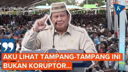 Prabowo Sentil Koruptor: Saking Pintarnya Dia Tahu Cara Nyuri!