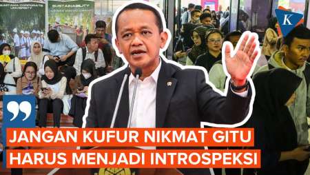 Singgung Keluhan Sulitnya Mencari Kerja, Bahlil: Jangan Kufur Nikmat!