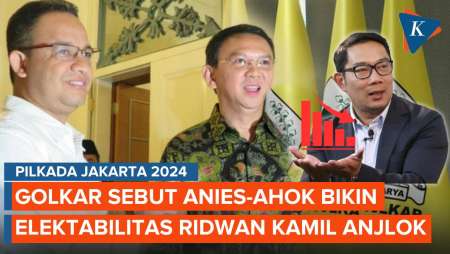 Elektabilitas Ridwan Kamil di Jakarta Merosot Usai Anies-Ahok Muncul, Golkar Butuh Waktu