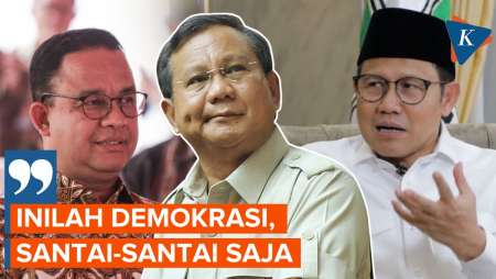 Prabowo Tanggapi Duet Anies-Cak Imin, Pilih Santai Saja