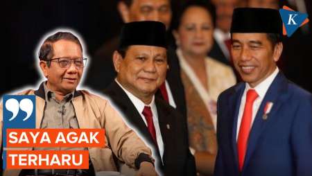 Jokowi dan Prabowo Masih Mesra, Mahfud: Saya Agak Terharu