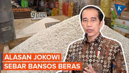 Jokowi Ungkap Alasan Pemerintah Bagi-bagi Bansos Beras