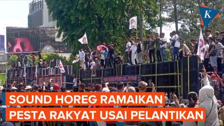 Sound Horeg Ramaikan Pesta Pelantikan Prabowo-Gibran