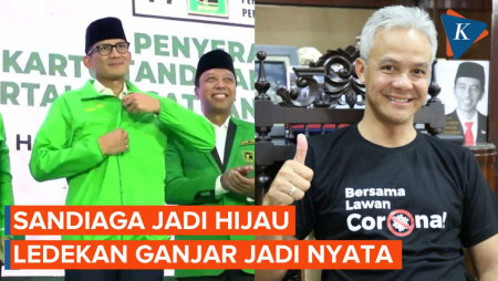 Sandiaga Uno Resmi Gabung PPP, Ledekan Ganjar Pranowo Jadi Kenyataan