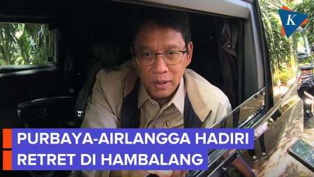 Pakai Safari Coklat, Para Menteri Hadiri Retret Bareng Prabowo-Gibran Di Hambalang