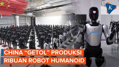 Banjir Pesanan, China Rilis Produksi Massal Robot Humanoid Ke-5000