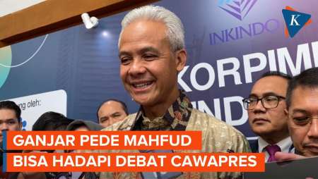 Ganjar Pede Mahfud Bisa Hadapi Debat Cawapres Tema Ekonomi