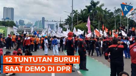 Demo Buruh di DPR, soal Kenaikan Iuran BPJS hingga Usia Pensiun 59 Tahun