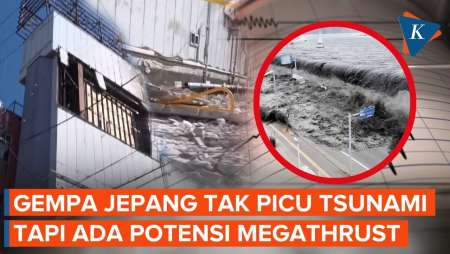 Gempa Jepang M 6,9 Tak Picu Tsunami Tapi Pakar Waspadai Megathrust M 8