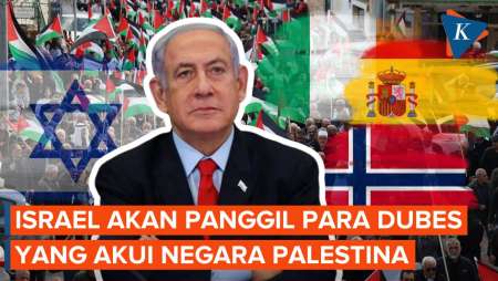 Israel Bakal Panggil Dubes Irlandia, Spanyol dan Norwegia soal Pengakuan Negara Palestina